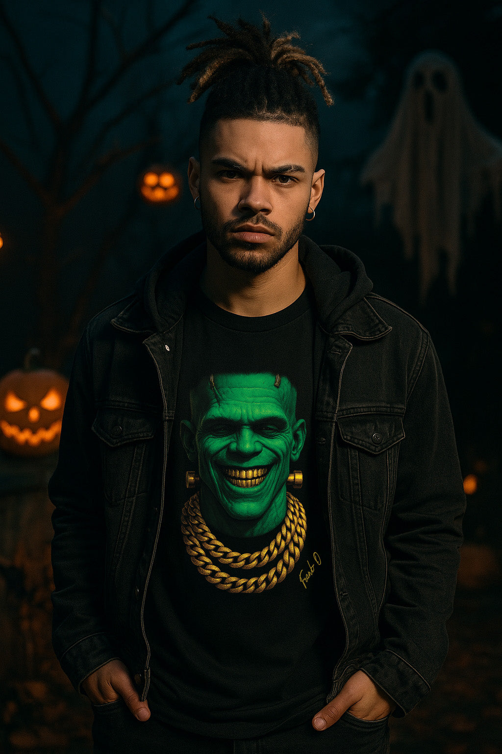 Frank-O – The Dripped-Out Monster Tee