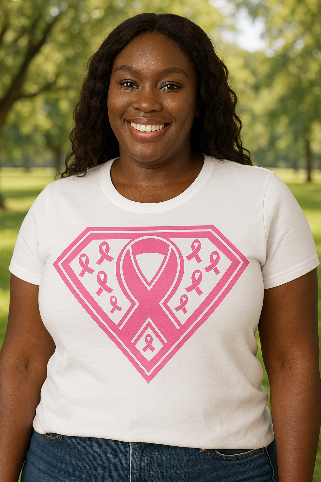 Super Ribbon Tee – Breast Cancer Awareness Edition