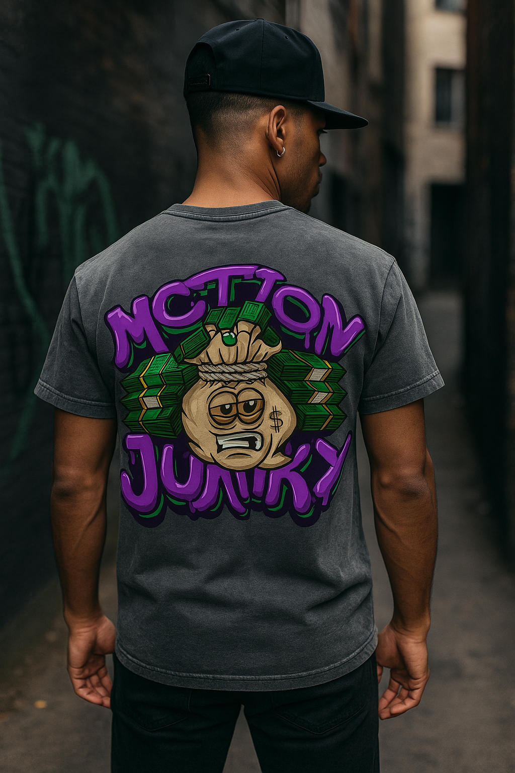 Motion Junky Graphic Tee – Hustler Culture Collection