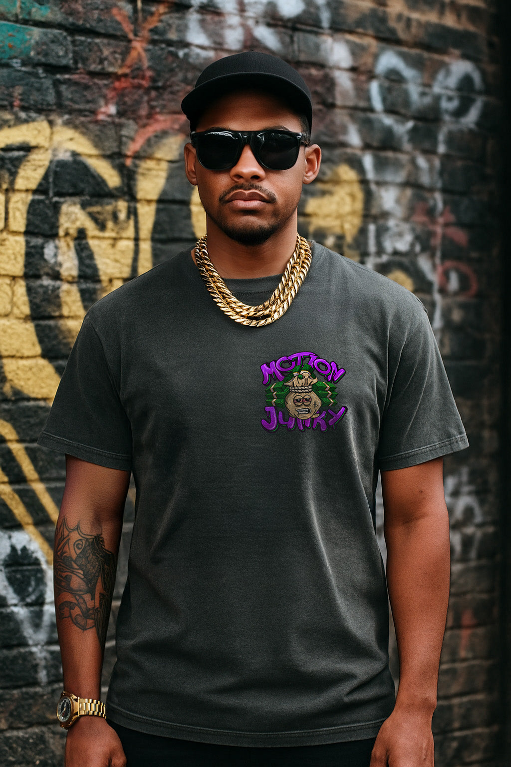 Motion Junky Graphic Tee – Hustler Culture Collection