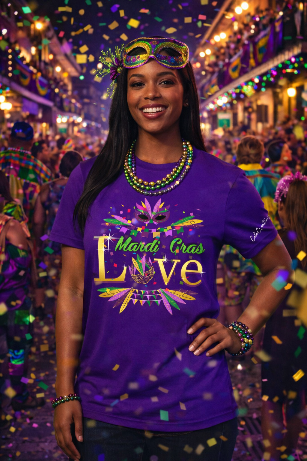 Mardi Gras Love T-Shirt