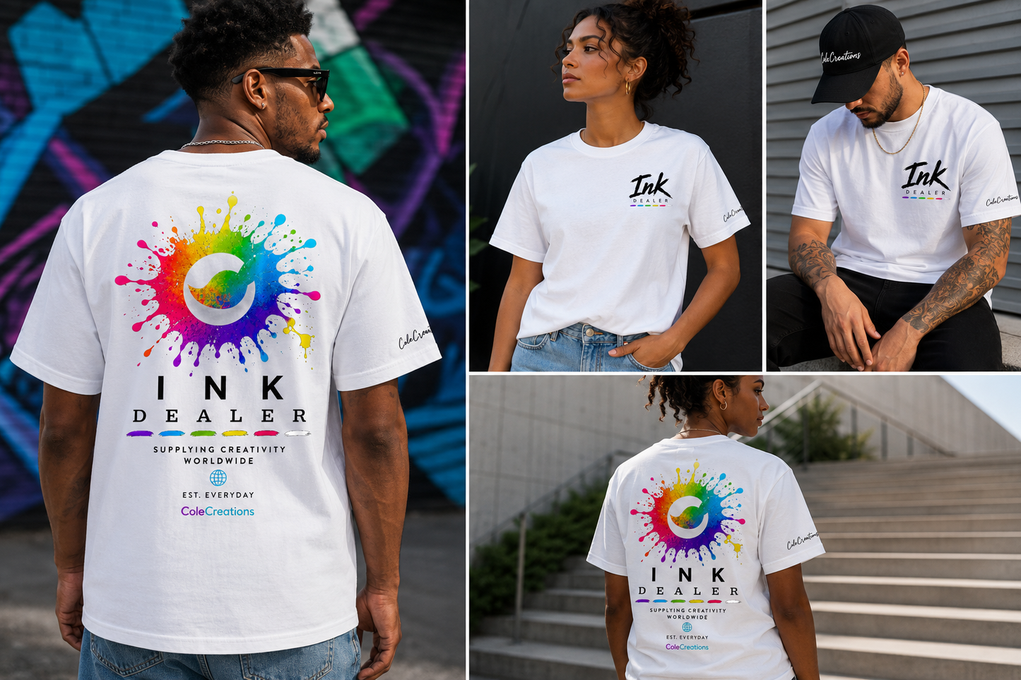 Ink Dealer Graphic T-Shirt | Supplying Creativity Worldwide