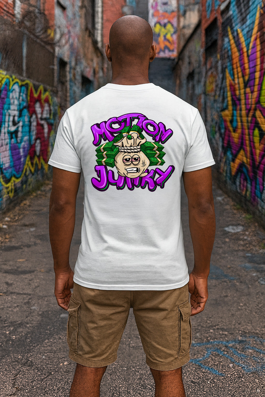 Motion Junky Graphic Tee – Hustler Culture Collection