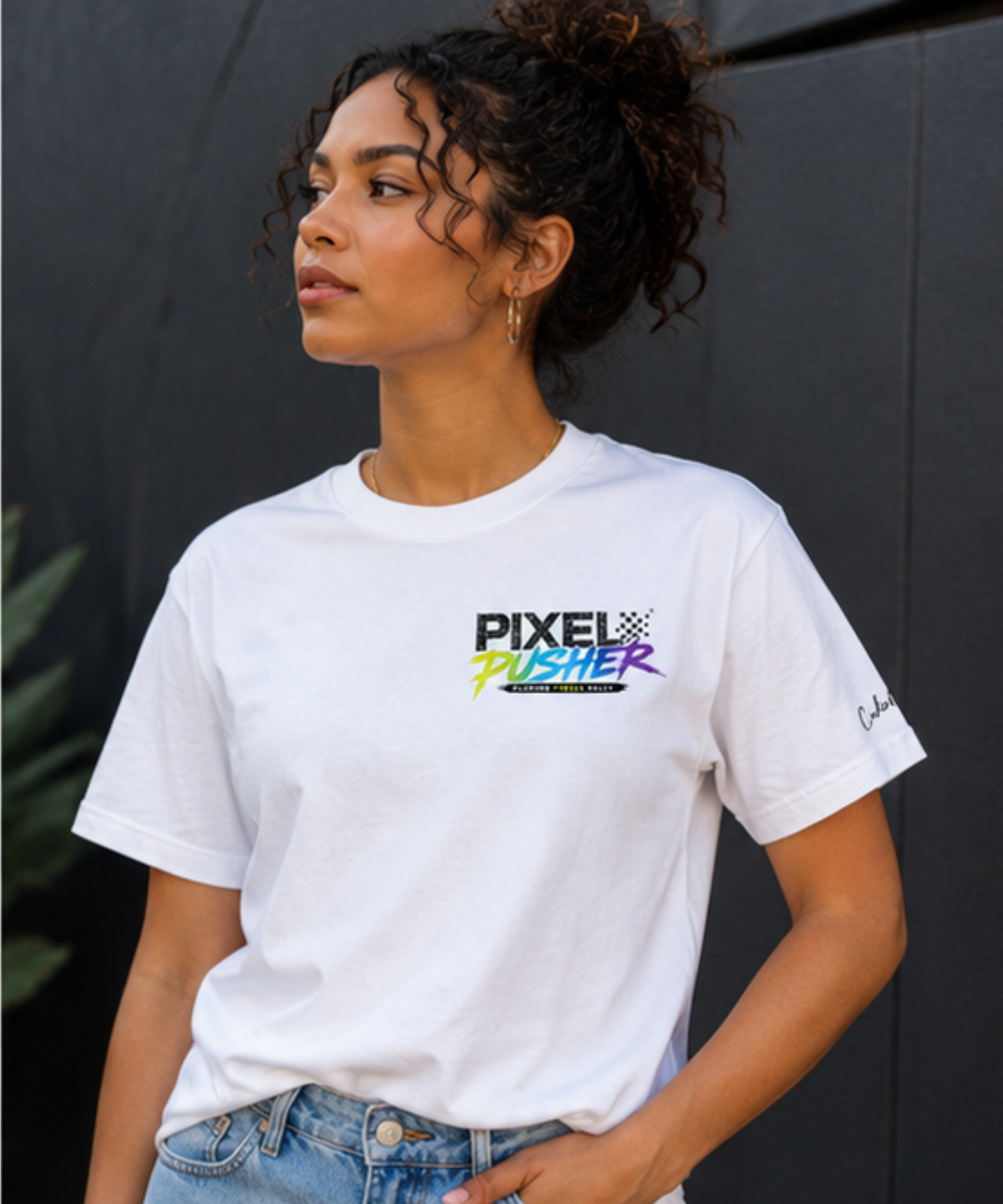 Pixel Pusher Graphic T-Shirt | Pushing Pixels Daily