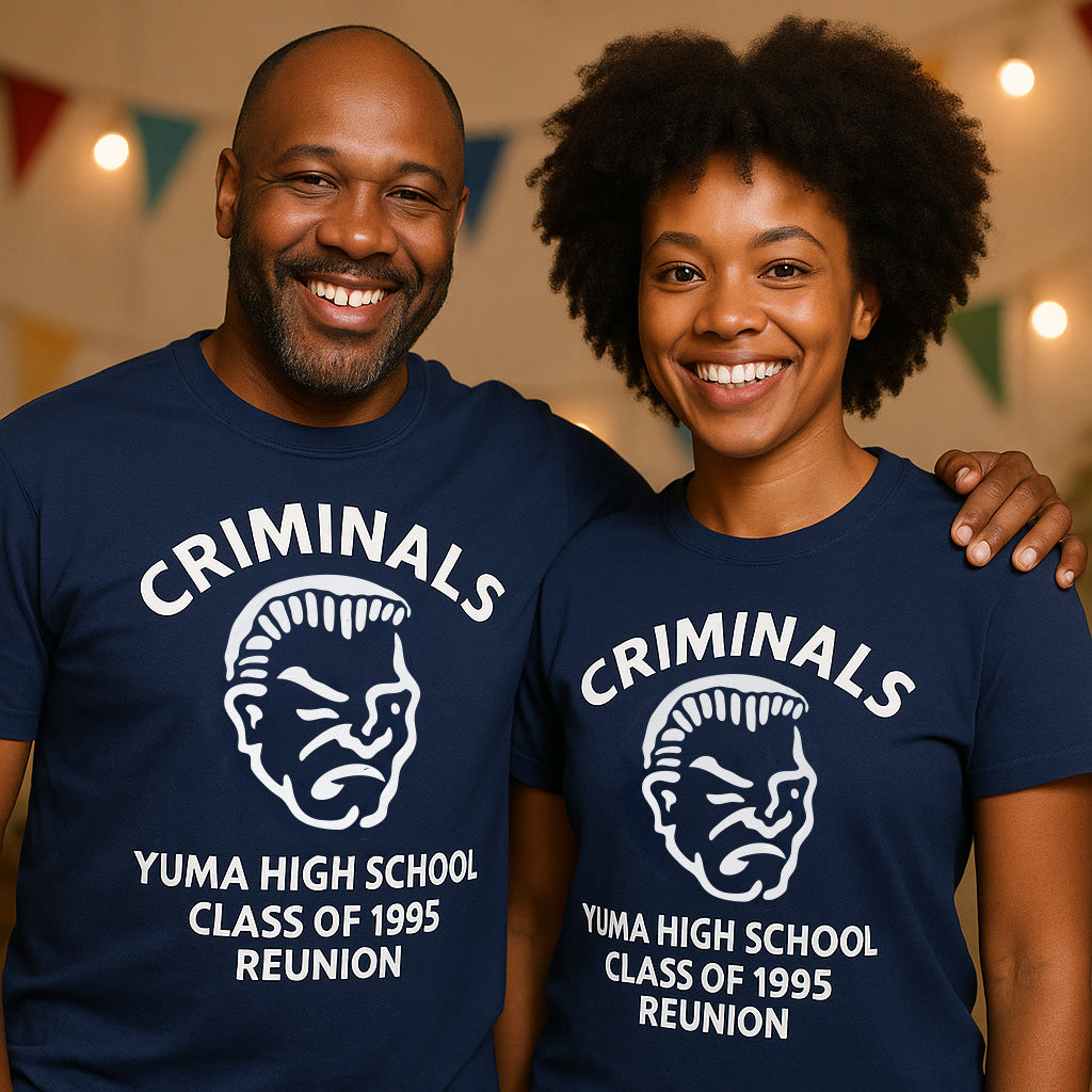 Yuma High School "Criminals" Class of 1995 Reunion Tee