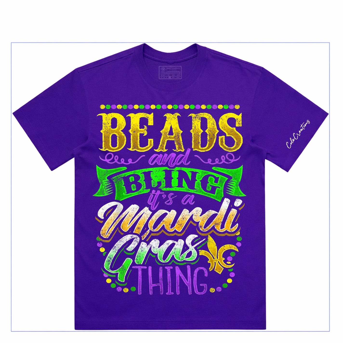 Beads & Bling – It’s a Mardi Gras Thing T-Shirt