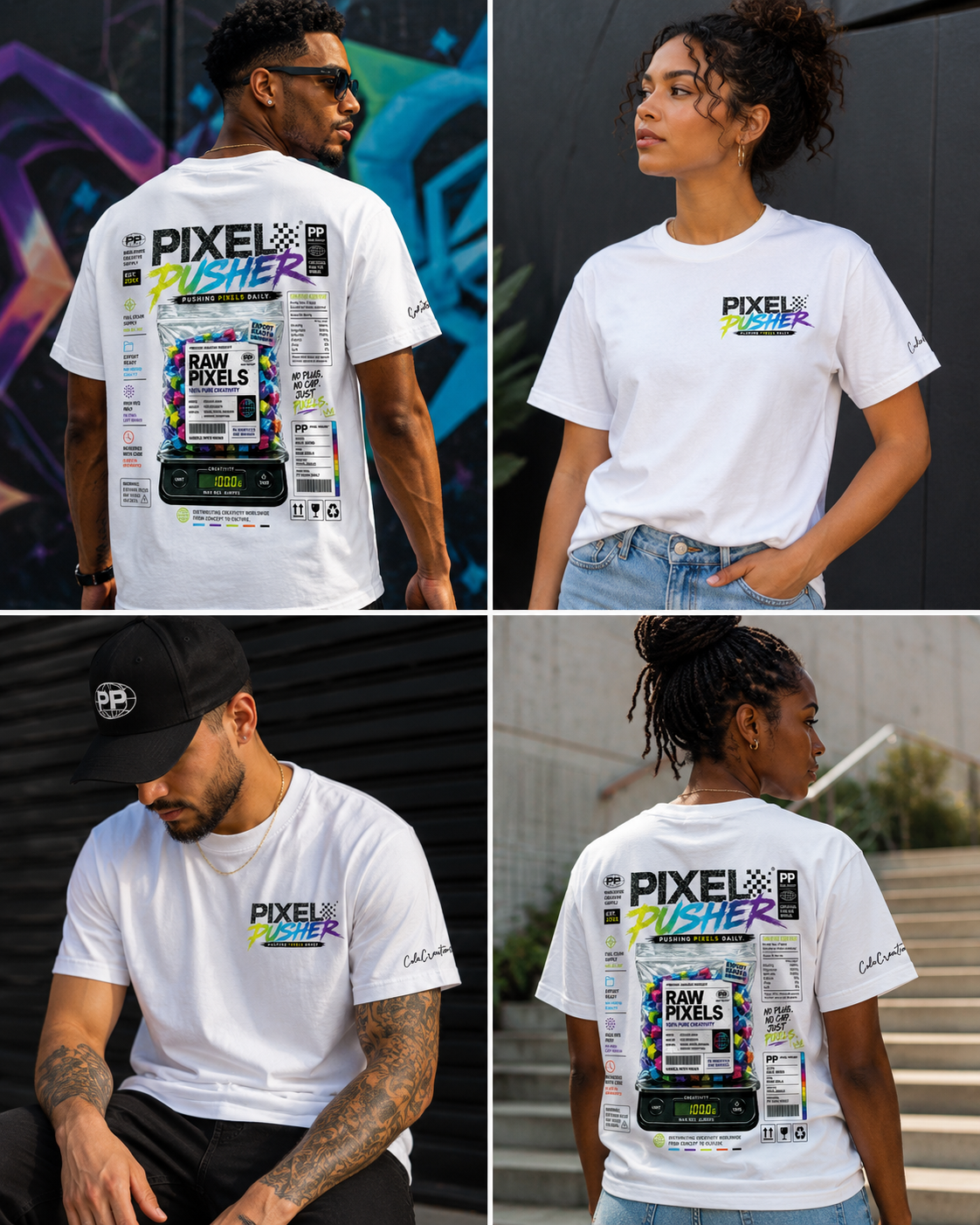 Pixel Pusher Graphic T-Shirt | Pushing Pixels Daily