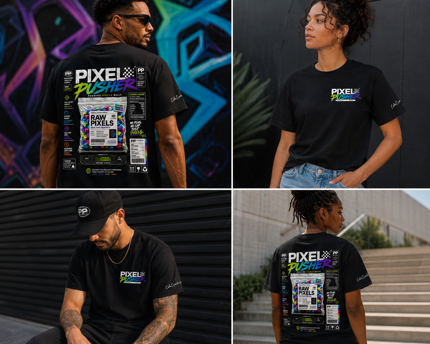 Pixel Pusher Graphic T-Shirt | Pushing Pixels Daily
