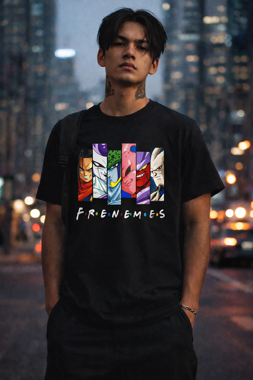 Frenemies: Anime Villains Shirt – Dragon Ball Inspired Graphic Tee