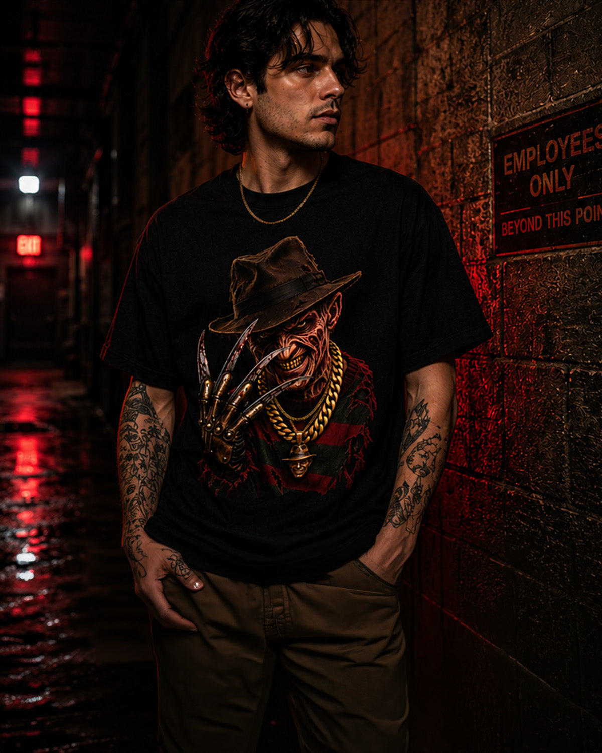 Nightmare Horror Graphic T-Shirt