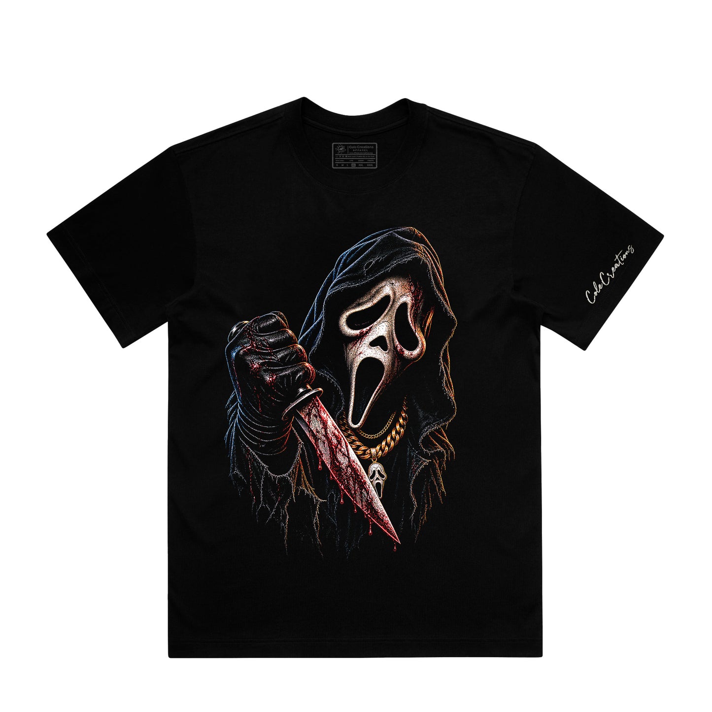 Masked Killer Horror Graphic T-Shirt