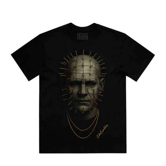 Gold Pinhead – Limited Edition Horror Streetwear Tee
