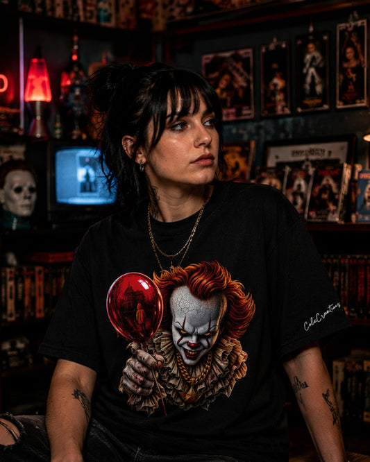 Red Balloon Horror Graphic T-Shirt
