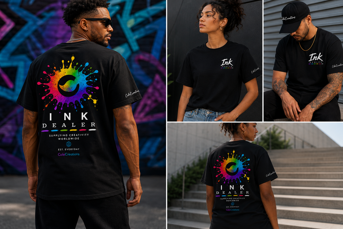 Ink Dealer Graphic T-Shirt | Supplying Creativity Worldwide