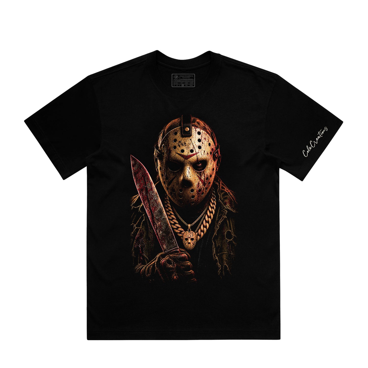 Camp Slasher Horror Graphic T-Shirt