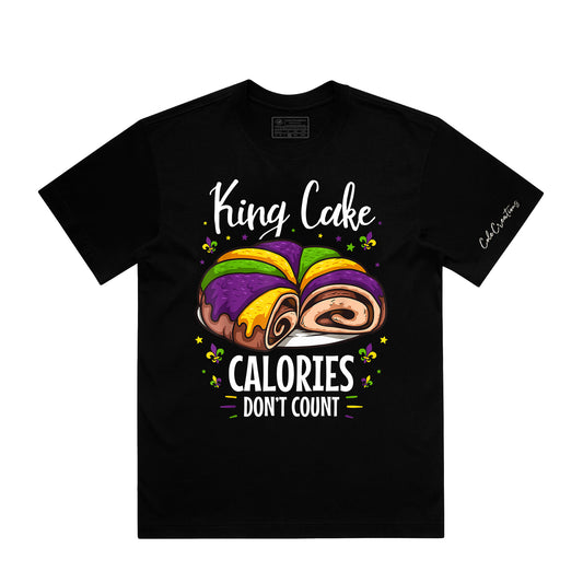 King Cake Calories Don’t Count – Mardi Gras T-Shirt