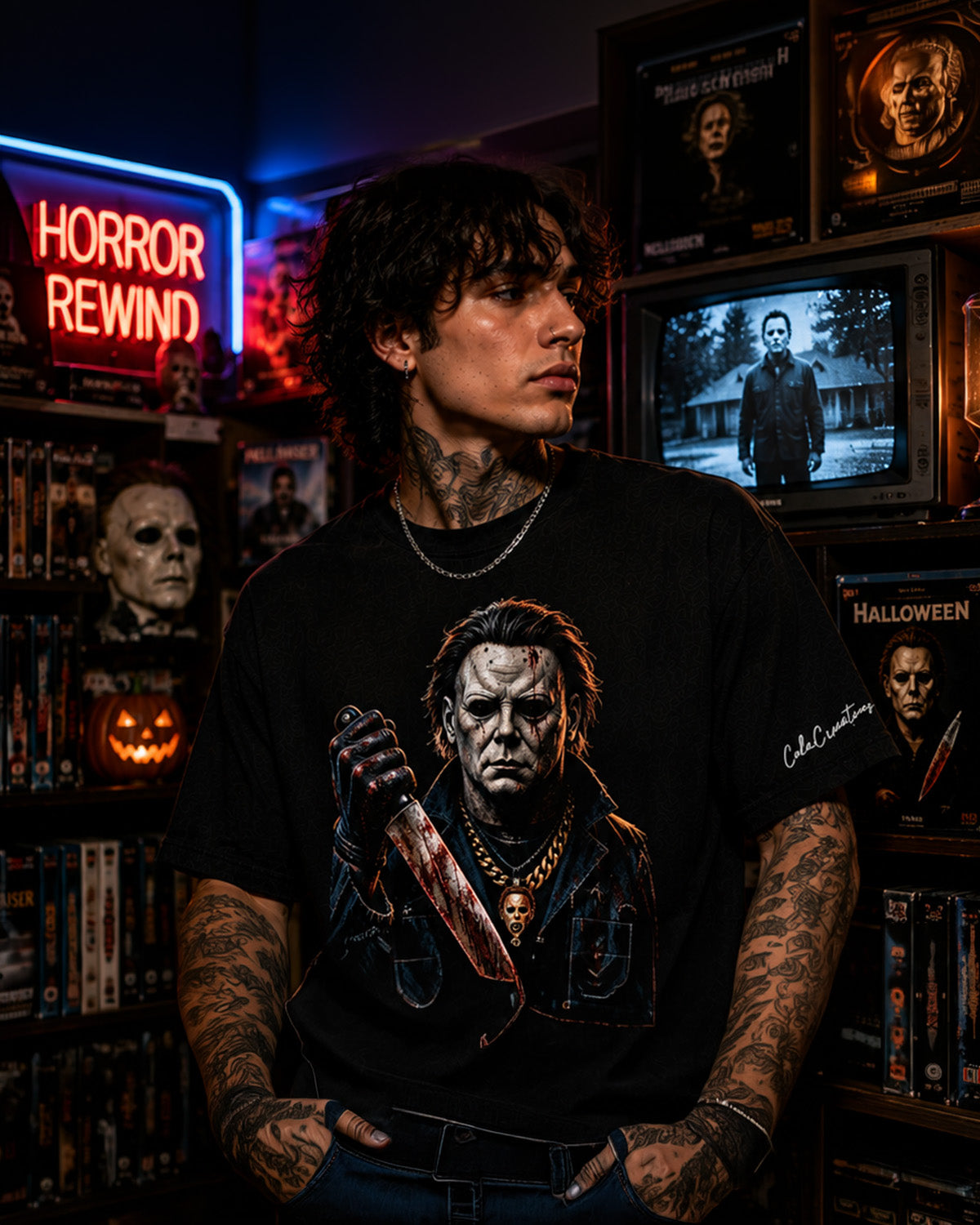 Boogeyman Horror Graphic T-Shirt