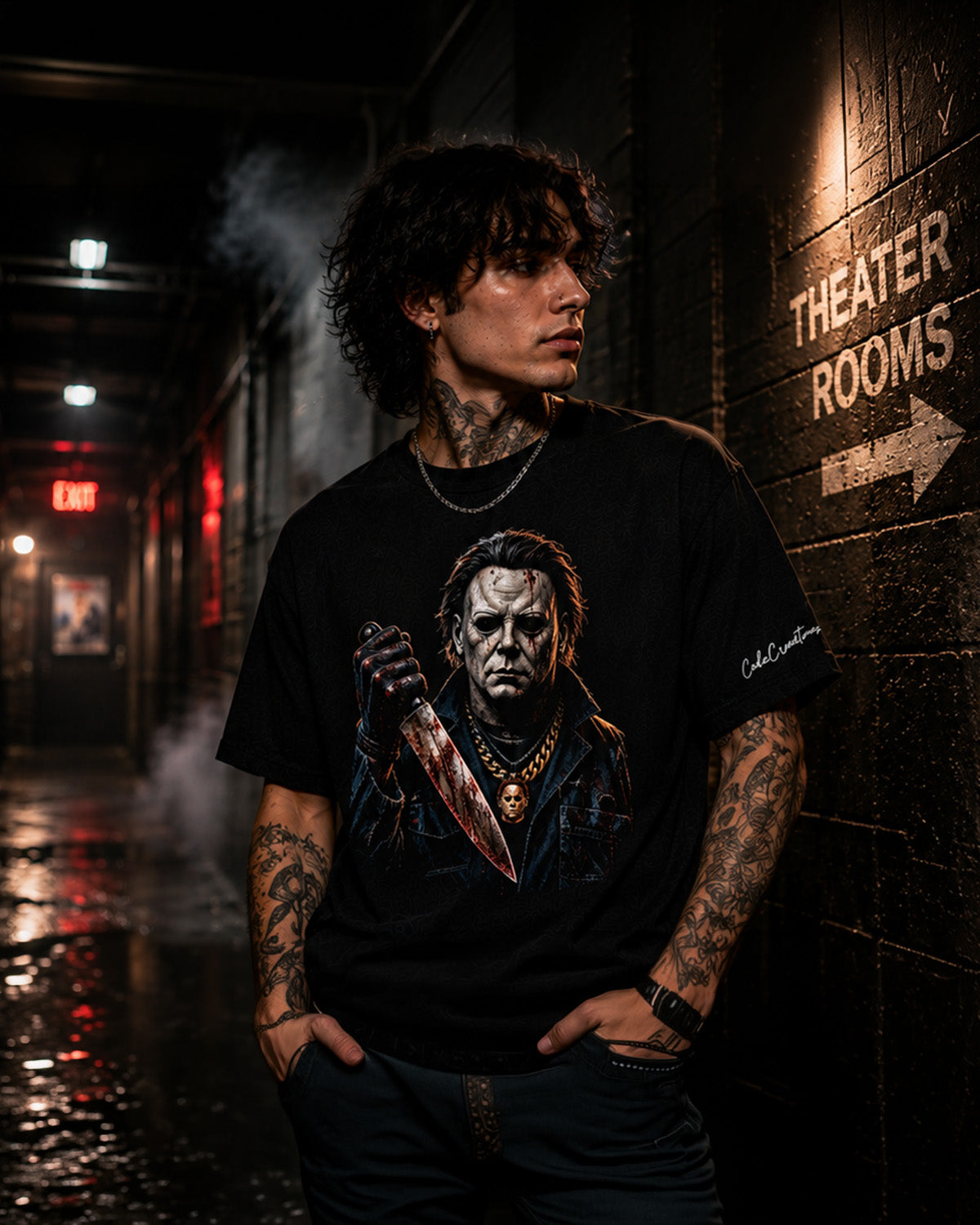 Boogeyman Horror Graphic T-Shirt