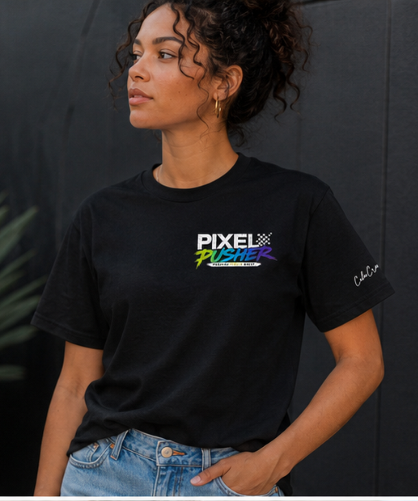 Pixel Pusher Graphic T-Shirt | Pushing Pixels Daily