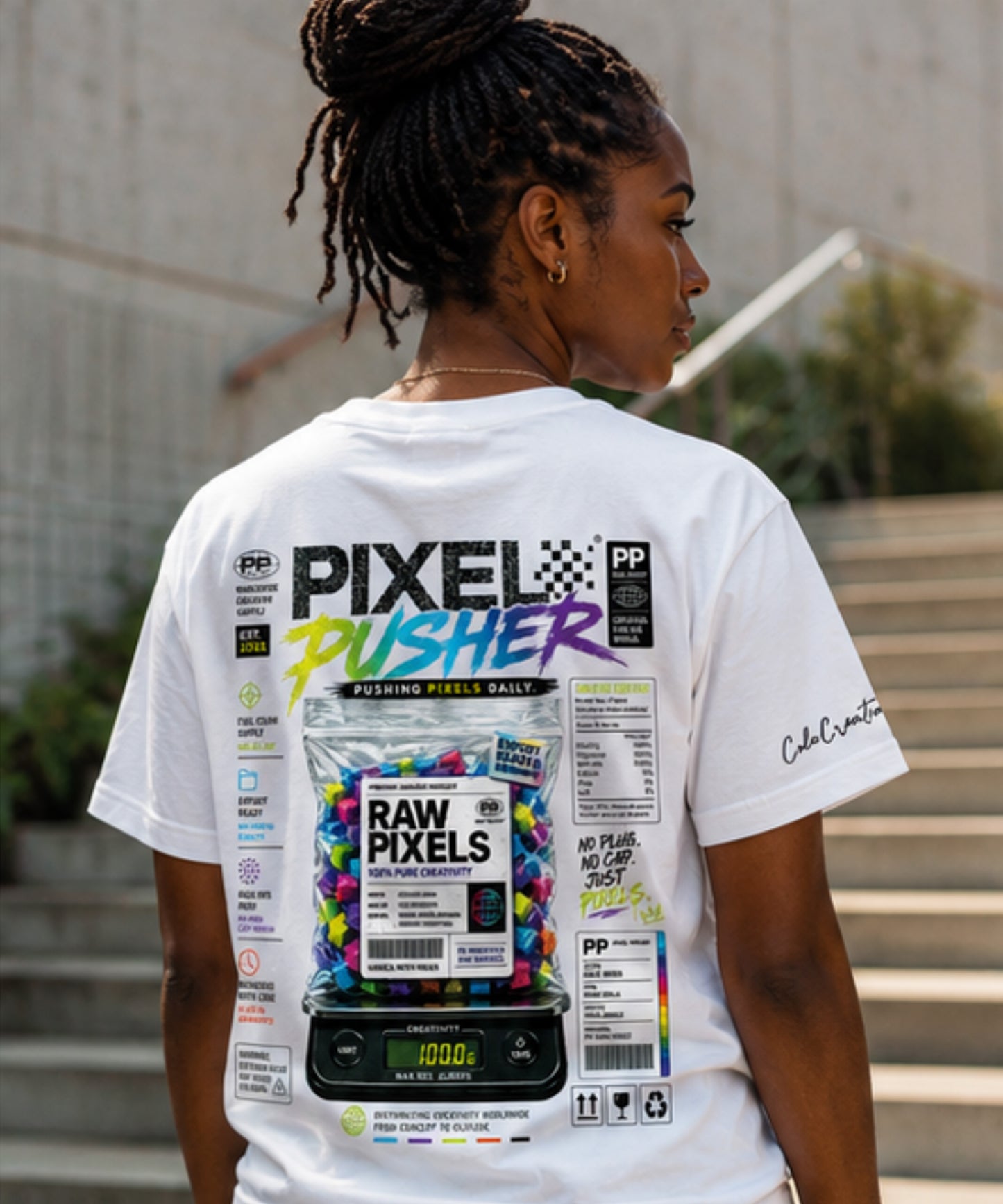 Pixel Pusher Graphic T-Shirt | Pushing Pixels Daily