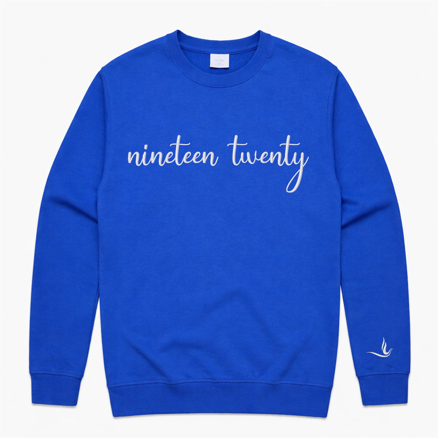 Nineteen Twenty Script Crewneck Sweatshirt – Royal Blue | Zeta Phi Beta